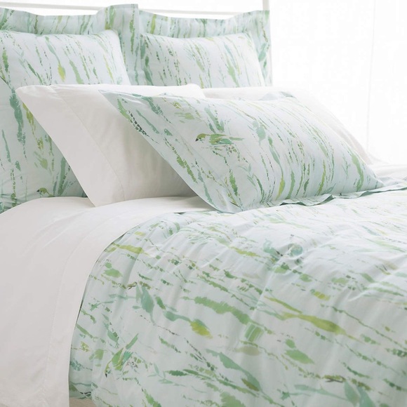 HP 💚 Annie Selke Home Tweet in Green Fabric - Picture 11 of 13